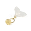 Natural White Agate Charms KK-Z094-04G-03-2