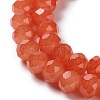 Baking Paint Imitation Jade Glass Bead Strands DGLA-A034-J4MM-A12-3