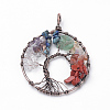 Natural Gemstone Big Pendants G-S271-18-2