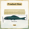 Fish Iron Chinese Calligraphy Paper Weight Cast AJEW-WH0455-138-2