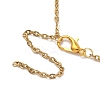 3Pcs 3 Colors Flower Alloy Enamel Charm Bracelets BJEW-JB12285-6