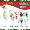 160Pcs Resin & Pvc Artificial Pine Needle Branches FIND-PH0025-62-5