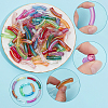 DIY Acrylic Tube & Brass Rhinestone Beads Jewelry Making Kits DIY-SP0002-18-6