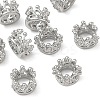 SHEGRACE Brass Micro Pave Clear Cubic Zirconia European Beads XGRQ4G919-685P-1