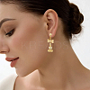 12Pcs Brass Micro Pave Clear Cubic Zirconia Charms ZIRC-BBC0003-46-6