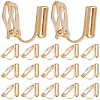 20Pcs Brass Clip-on Earring Findings KK-SC0004-81KCG-1