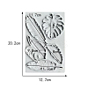 DIY Monstera Leaf & Feather Food Grade Silicone Molds FEAT-PW0001-024A-2