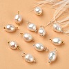 12Pcs 2 Colors Natural Pearl Potato Charms FIND-YW0004-33-2