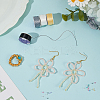 4 Rolls 4 Colors Special Coated Nylon Beading Threads for Seed Beads OCOR-WR0001-95-4