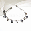 Non-Tarnish Elegant 304 Stainless Steel Chain Bracelet for Women UM8355-2-1