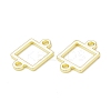 Rack Plating Alloy Outline Connector Charms FIND-G052-27LG-2