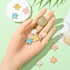 10Pcs 5 Colors Autumn Theme Zinc Alloy Pendants ENAM-YW0005-10-4