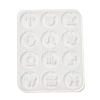 12 Constellations Flat Round DIY Silicone Molds SIMO-C012-03-2