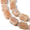 Natural Sunstone Beads Strands G-C098-A12-01-4