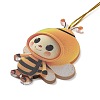 Cute Bees Acrylic Pendant Decoration LS-HJEW-G026-01E-3