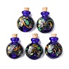 Handmade Lampwork Perfume Bottle Pendants LAMP-H072-01E-1