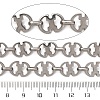 304 Stainless Steel Oval Link Chains CHS-S012-24P-3