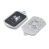 Alloy Twelve Constellations Series Big Pendants PALLOY-O107-01P-07-3