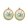 304 Stainless Steel Pendants STAS-A124-08G-1