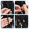 40Pcs 2 Sets Alloy & Shell Dreadlocks Beads OHAR-NB0001-28-5