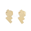 PVD Vacuum Plating 304 Stainless Steel Stud Earrings for Women EJEW-A048-03G-1