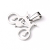 Tarnish Resistant 304 Stainless Steel Pendants STAS-I127-017P-2