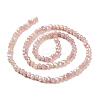 Faceted Electroplated Glass Beads Strands GLAA-C023-02-C10-4
