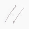 Tarnish Resistant 304 Stainless Steel Ball Head Pins STAS-O105-04-0.8x45mm-2