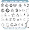 Tibetan Style Alloy Pendants FIND-HY0002-85-2