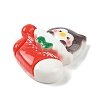 Animal Christmas Socking Theme Opaque Resin Decoden Cabochons LS-RESI-S397-03B-2