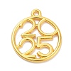 Rack Plating Alloy Pendants PALLOY-S190-06G-02-1