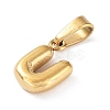 316L Surgical Stainless Steel Charms STAS-G315-01G-U-2