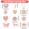 60Pcs Enamel Resin Cabochons RESI-SP0001-36-2