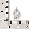 304 Stainless Steel Micro Pave Cubic Zirconia Pendants STAS-H228-06P-Q-3