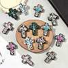14Pcs 7 Styles Silicone Focal Beads SIL-CJ0002-91-5