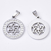 201 Stainless Steel Pendants STAS-N089-40P-2