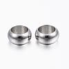 Tarnish Resistant 304 Stainless Steel Spacer Beads STAS-H376-39-2