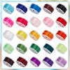 25 Rolls 25 Colors Flat Elastic Crystal String EW-WH0013-29-4