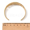 Religion 201 Stainless Steel Cuff Bangles for Women LS-BJEW-F507-02G-3