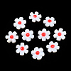 Natural Freshwater Shell Enamel Beads SHEL-N003-27C-1