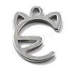 Non-Tarnish 304 Stainless Steel Charms STAS-K272-01C-P-1