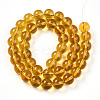 Transparent Glass Beads Strands GLAA-T032-T10mm-23-2