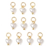 ABS Imitation Pearl Charms PALLOY-JF03222-02-1