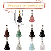 10Pcs 10 Style Natural & Synthetic Gemstone Pendants G-SZ0001-85-2