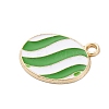 Christmas Alloy Enamel Pendants ENAM-S027-01A-G-2