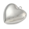 Heart Brass Pendants KK-N254-98P-2