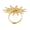 Ion Plating(IP) Textured Sun 304 Stainless Steel Adjustable Rings for Women X-RJEW-H231-01G-3