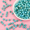 500Pcs Round Imitation Gemstone Acrylic Beads OACR-SP0001-67-6