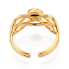 304 Stainless Steel Cuff Ring Components STAS-T066-20G-3