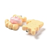 Opaque Resin Puppy Pendants LS-RESI-R444-02E-2